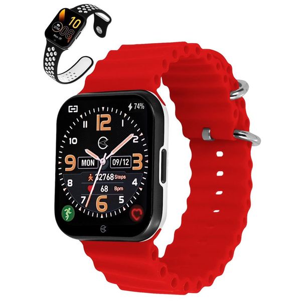 Relógio Smartwatch Champion Ref:Ch50033d Black Retangular