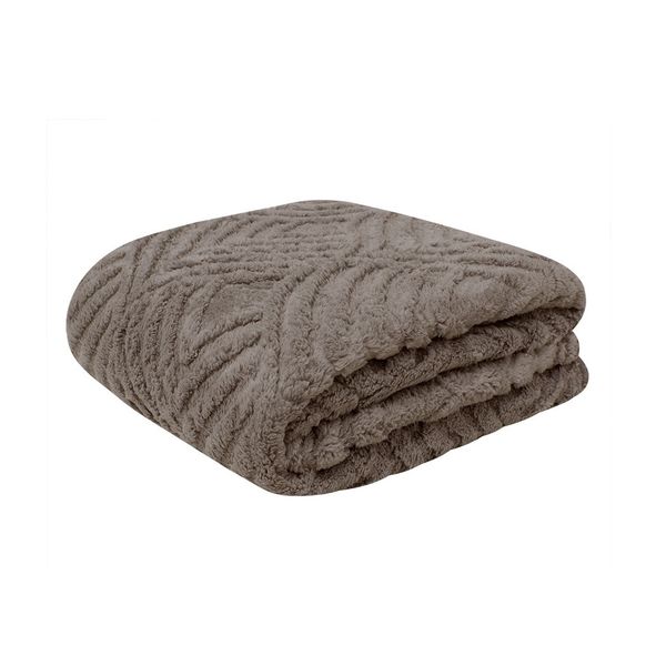 Cobertor Queen Microfibra Dexter 220x240cm Taupe Corttex