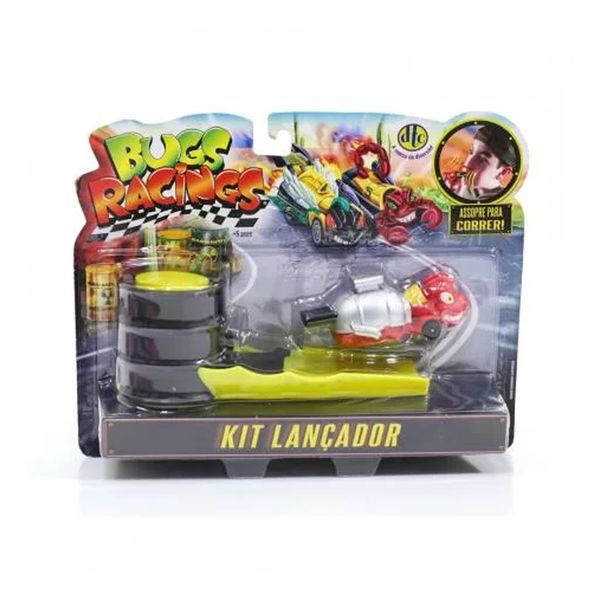 Veículo e Pista com Lançador Bugs Racing Antrax - DTC Veículo e Pista com Lançador Bugs Racing Antrax - DTC