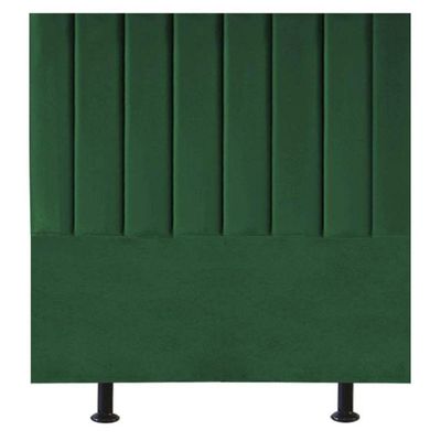 Cabeceira De Cama Solteiro Box 100 Cm Paolla Suede verde Musgo