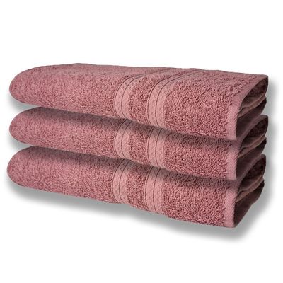 6 Toalhas Grande Super Felpudas E Grossa Algodão 80x150 Branco+rosê