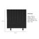 Cabeceira Estofada Cama Box Solteiro 100 Cm Paolla Veludo preto