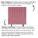 Cabeceira De Cama Solteiro Box 100 Cm Taís Suede rosa