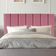 Cabeceira De Cama Solteiro Box 100 Cm Taís Suede rosa
