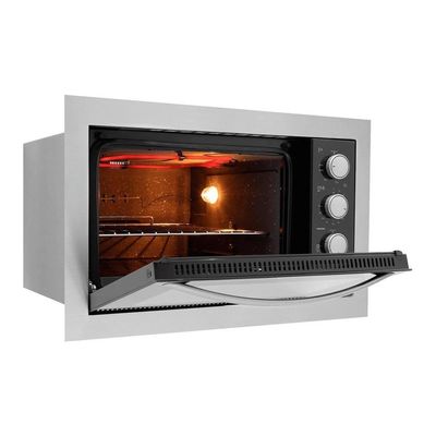 Forno Elétrico de Embutir Fischer Fit Line 48 Litros Inox 34493-95486 220V