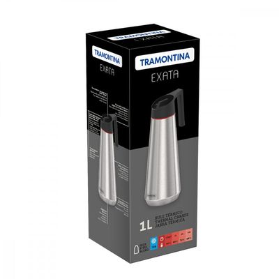Bule Termico Tramontina Exata em Aço Inox 1 L
