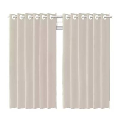 Cortina Blackout Bege c/ ilhos - 280x250cm