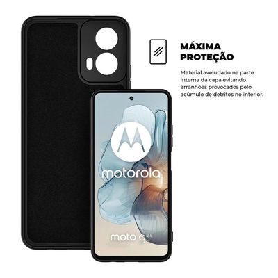 Capa para Motorola Moto G24 - Silicon Veloz - Gshield