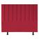 Cabeceira Estofada Cama Box King 195 Cm Paolla Suede vermelho
