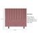Cabeceira Estofada Cama Box King 195 Cm Paolla Suede rosê