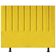 Cabeceira Estofada Cama Box King 195 Cm Taís Suede amarelo