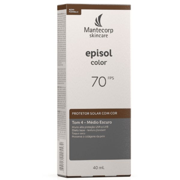 Mantecorp Episol Color Tom 4 Médio Escuro Fps 70 40ml