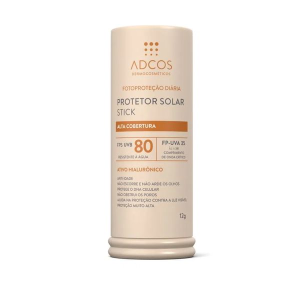 Adcos Protetor Solar Tonalizante Stick FPS80 Bronze 17g