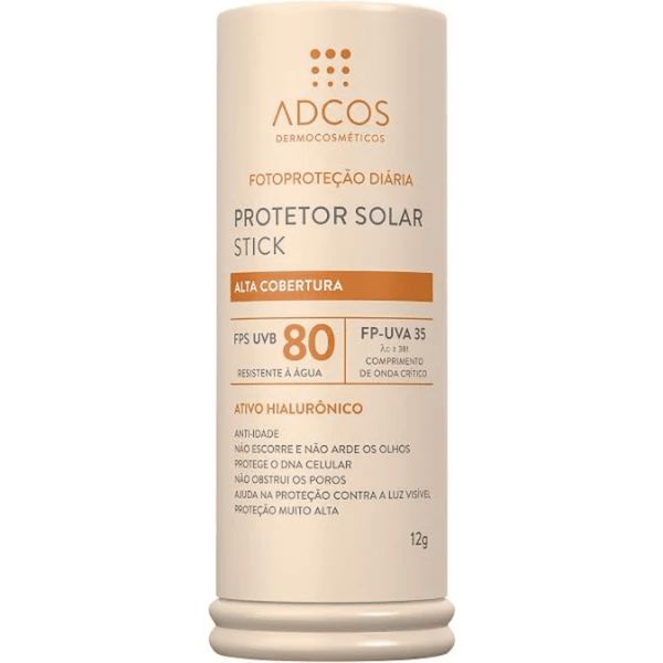 Adcos Protetor Solar Tonalizante Stick FPS80 Beige 17g