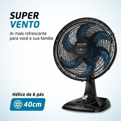 Ventilador de Mesa Maxis 6 pás 40cm V-40-MX-B 220V