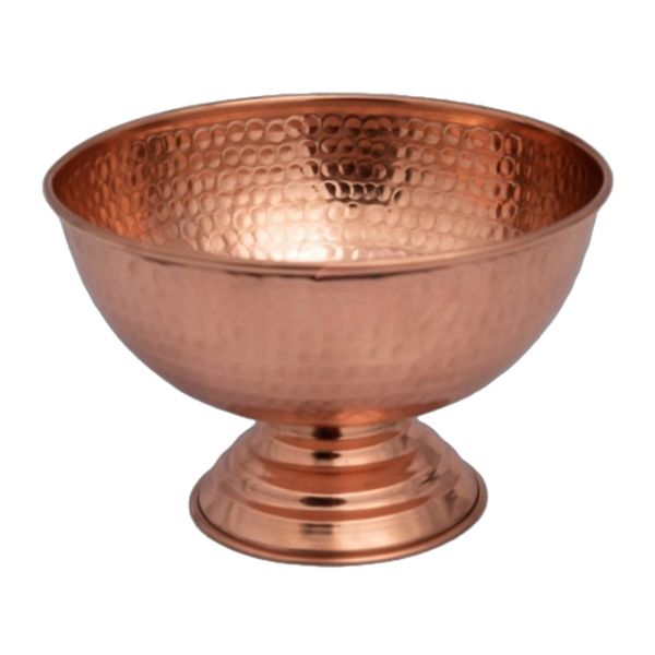 Champanheira Balde Gelo Cobre Puro Funda Com Pé Sem Alça 8L Champanheira Balde Gelo Cobre Puro Funda Com Pé Sem Alça 8L