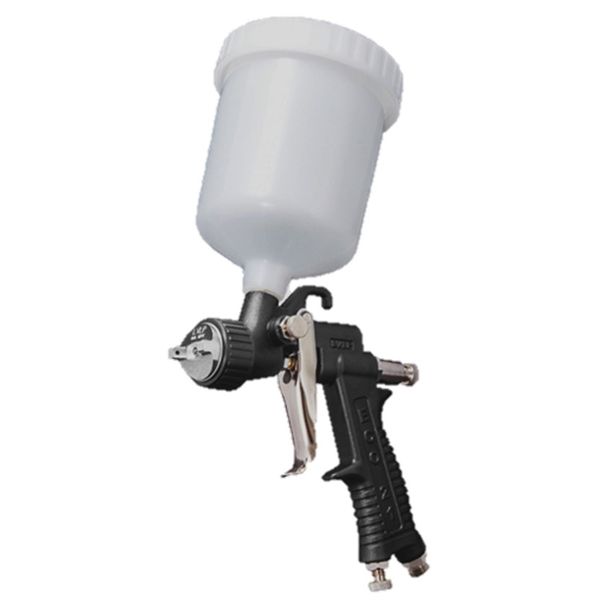 Pistola de Pintura Arprex Eco 21 Lvlp Bico 1.7 Mm Sem Regulador Pressão Caneca Nylon 600 Ml Com Coador