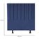 Cabeceira De Cama Solteiro Box 100 Cm Maisa Suede azul Marinho