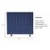 Cabeceira Estofada Cama Casal Queen Size 160 Cm Maisa Veludo azul Marinho