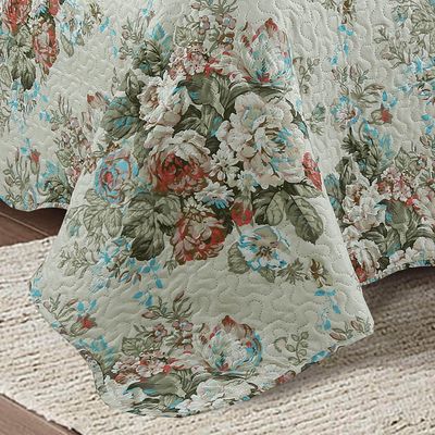 Kit Cobre Leito Colcha Casal Boutik Dupla Face - Mirella