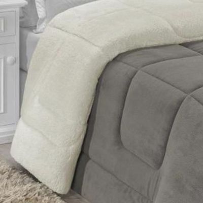 Edredom Coberdrom Pryme Especial Pesado King - Cinza