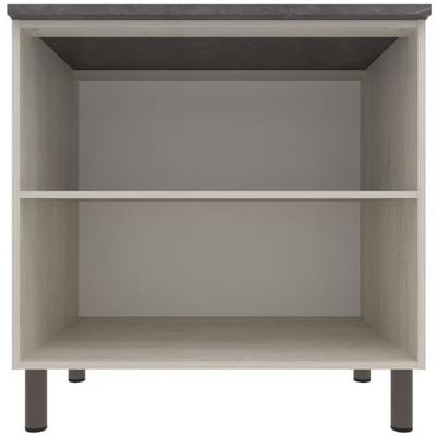 Balcão Bartira Cristal MDP 15mm com 2 Portas e 1 Prateleira - 80,1cm de largura Freixo