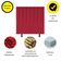 Cabeceira De Cama Solteiro Box 100 Cm Paolla Suede vermelho