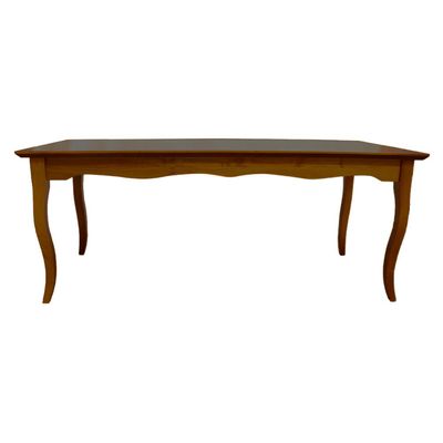 Mesa Sala de Jantar Cozinha Gallia 200cm Madeira Maciça e MDF Imbuia G42 - Gran Belo