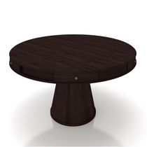 Mesa de Jogos Carteado 6 Lugares Bellagio com Gavetas e Tampo Reversível Base Cone com Tecido Tabaco/Verde G42 - Gran Belo
