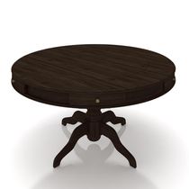 Mesa de Jogos Carteado 6 Lugares Bellagio com Gavetas e Tampo Reversível Base Estrela com Tecido Capuccino/Verde G42 - Gran Belo