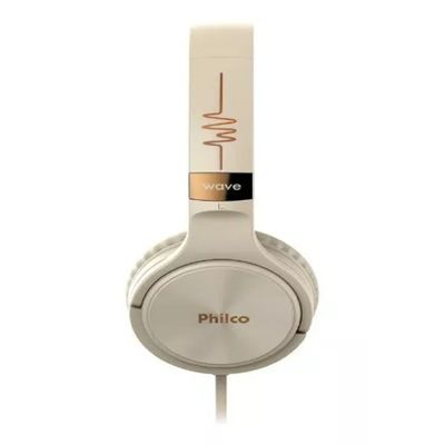 Fone de ouvido over-ear Philco Wave PFO02 bege
