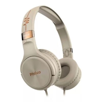Fone de ouvido over-ear Philco Wave PFO02 bege