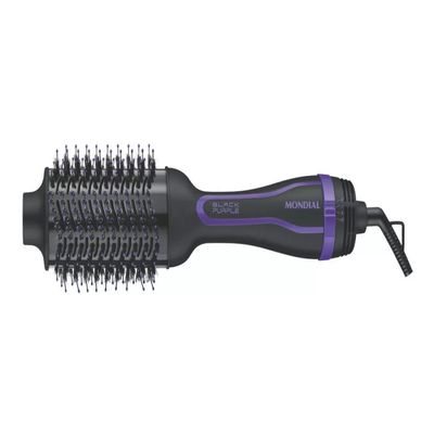 Escova Secadora Tourmaline Íon 1200w Es-08 Preta Mondial