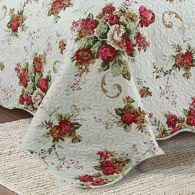 Kit Cobre Leito Colcha Queen Boutik Dupla Face - Sofia