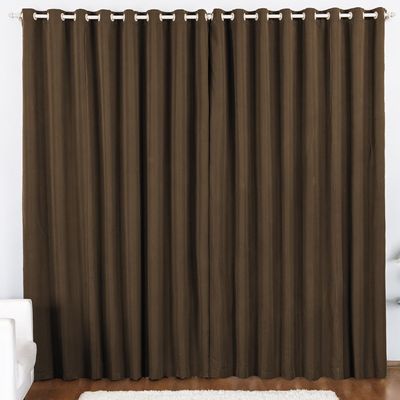 Cortina 2 Mts Sala Quarto Oxford para Trilho Suisso Baratissima Tabaco