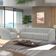 Kit Sofá 4 Lugares Para Sala de Estar 292 cm Com 01 Poltrona Lazio M03 Veludo Creme - Lyam Decor