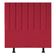 Cabeceira Estofada Cama Box Solteiro 90 Cm Maisa Suede vermelho