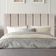 Cabeceira Estofada Cama Box Solteiro 90 Cm Taís Linho bege