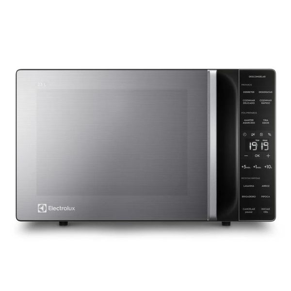 MICROONDAS ELECTROLUX EFFICIENT C/ DESCONGELAMENTO AUTOMÁTICO PRATA 23L 127V ME23S