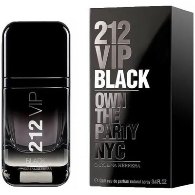 212 Vip Black Carolina Herrera Perfume Masculino Eau de Parfum 100ml Importado Único / Incolor