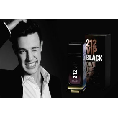 212 Vip Black Carolina Herrera Perfume Masculino Eau de Parfum 100ml Importado Único / Incolor
