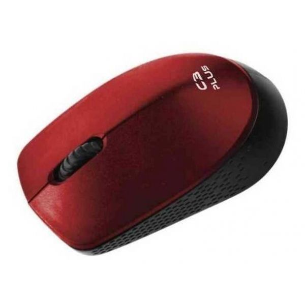 MOUSE OPTICO SEM FIO USB 1000DPI VERMELHO C3TPLUS