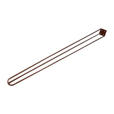 Kit 4 Pés de Metal 90 CM Hairpin Legs Aparador e Mesa de Canto Bronze