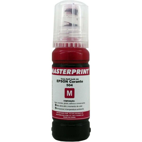 TINTA CORANTE 70ML EPSON 504/544 MAGENTA COMPATIVEL