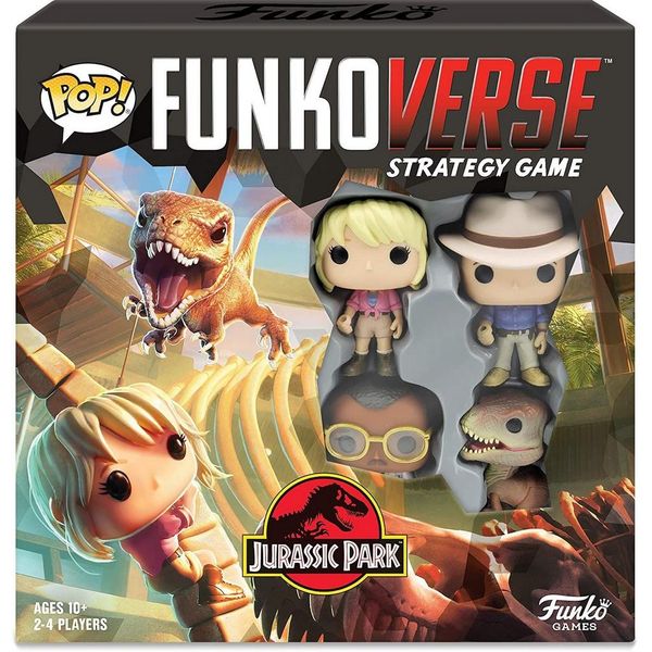 Funko Pop Funkoverse Strategy Game Jurassic Park Base Set - Inglês