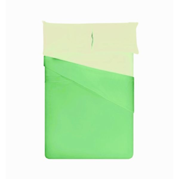 Lencol Avulso Casal Elastico Algodão Liso Verde Estamparia