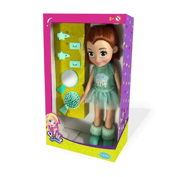 Boneca Polly Pocket Lila Ginasta + Acessórios 1116 - Pupee