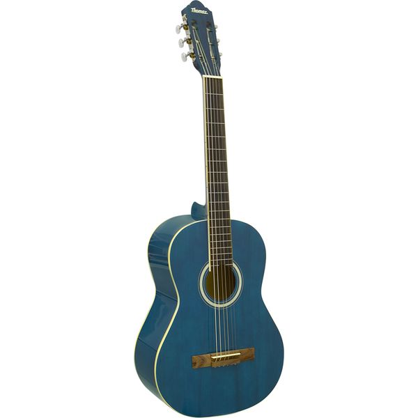 Violão Acústico de Aço para Destros com Tensor TCG 390 A Azul Thomaz