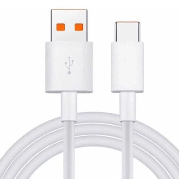 Cabo USB-C Branco Potente 1 Metro Para Samsung A25