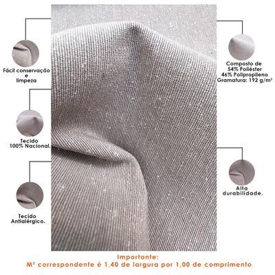 Tecido Linho Rosê Para Poltrona Puff Cabeceira Estofados Decoração T02 Metro - Lyam Decor